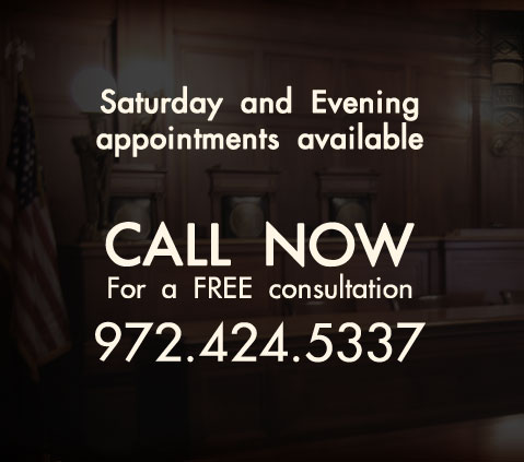 Saturday and Evening appointments available. Call Now for a free consultation: 972-424-5337